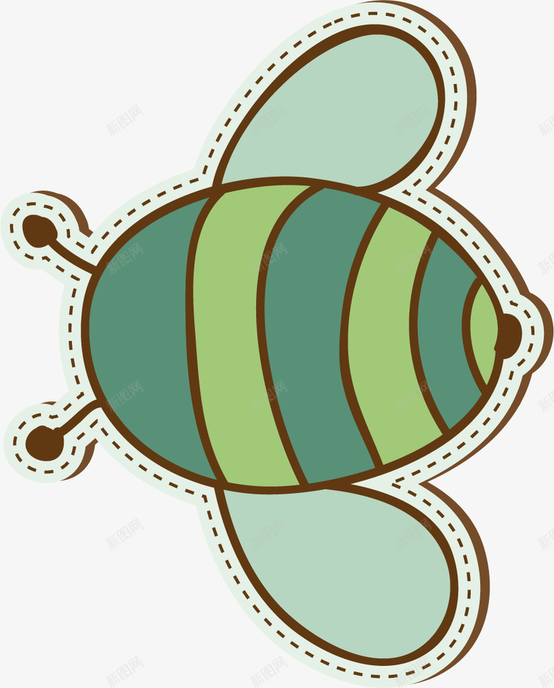 卡通可爱蜜蜂png免抠素材_新图网 https://ixintu.com bee 卡通 手绘 蜜蜂 装饰图案 贴纸