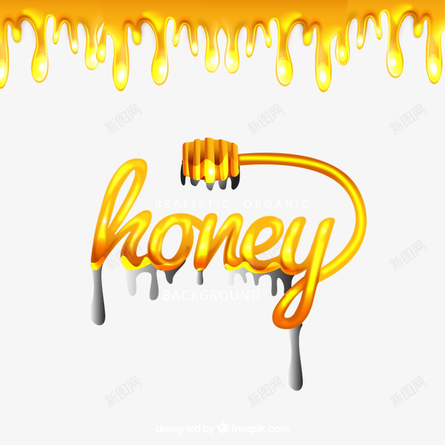 蜂蜜蜂巢背景png免抠素材_新图网 https://ixintu.com honey 字体设计 蜂蜜