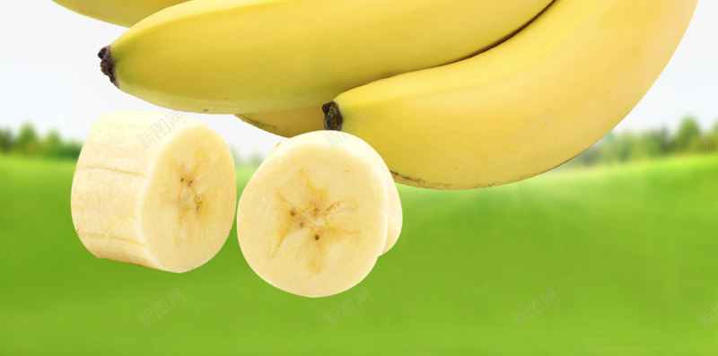 香蕉水果特价促销海报png_新图网 https://ixintu.com 声音 易拉罐 水果 海报设计 特卖促销 绿色 香蕉