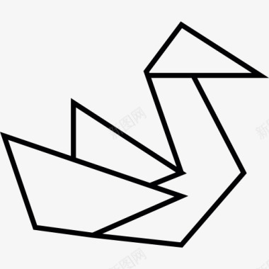 纸鸟图标图标