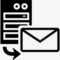 下载服务器邮件从服务器符号界面图标高清图片
