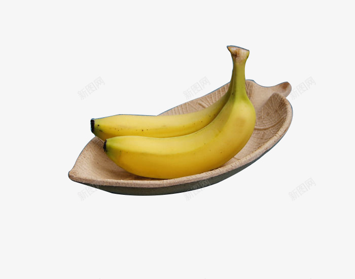 静物树叶与香蕉png免抠素材_新图网 https://ixintu.com 果蔬 美味 静物 高清摄影