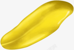 创意合成手绘扁平黄色的香蕉素材