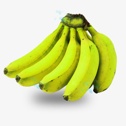 一把黄色香蕉素材