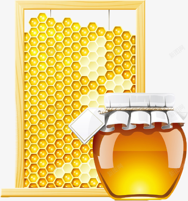 瓶子精美瓶子png免抠素材_新图网 https://ixintu.com 包装 包装瓶 瓶子 瓶子设计 精美瓶子 蜂蜜 食物