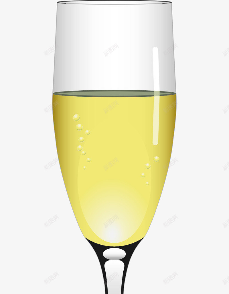 香槟酒杯png免抠素材_新图网 https://ixintu.com 优雅 玻璃 酒会 酒杯