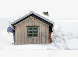 烟筒屋顶积雪屋顶积雪高清图片