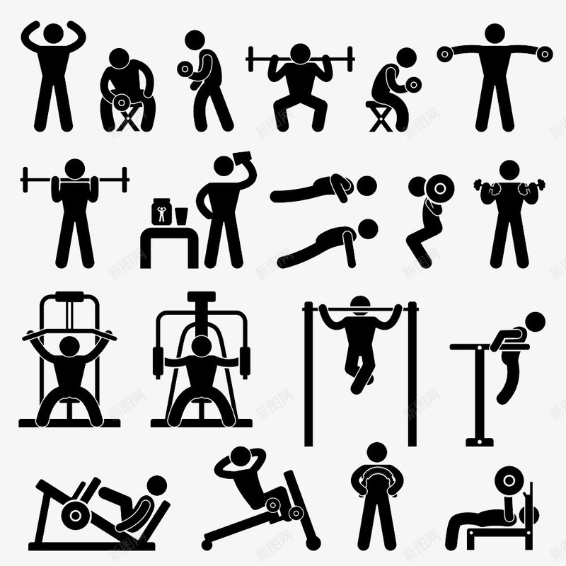 体育运动png免抠素材_新图网 https://ixintu.com 体育运动 健身 强健身体 运动