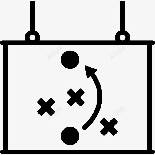 足球战术示意球员变动对白板图标png_新图网 https://ixintu.com 体育 战术 板 白板 素描 草图 计划 足球 踢足球 运动