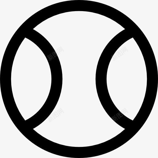 网球图标png_新图网 https://ixintu.com 乒乓球 体育 体育运动和比赛球 网球