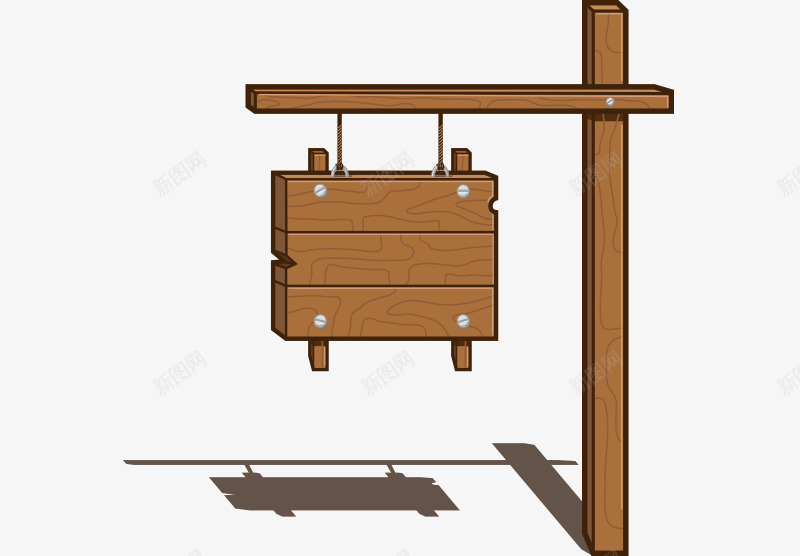 木制路牌悬挂png免抠素材_新图网 https://ixintu.com 木制 路牌