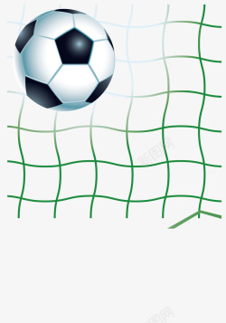 跑步跨栏绿色足球网体育运动人物足球矢量图高清图片