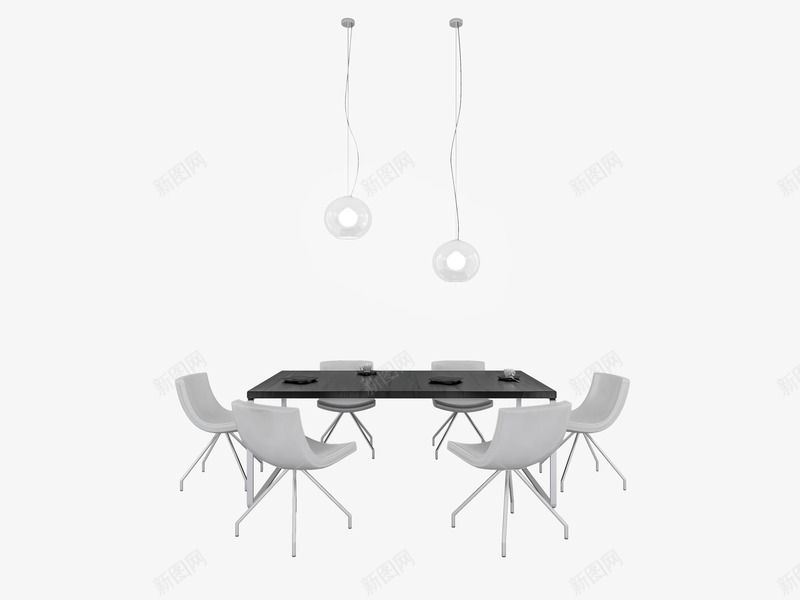 吊灯和桌子png免抠素材_新图网 https://ixintu.com 两个吊灯 时尚 桌子 简约 餐桌