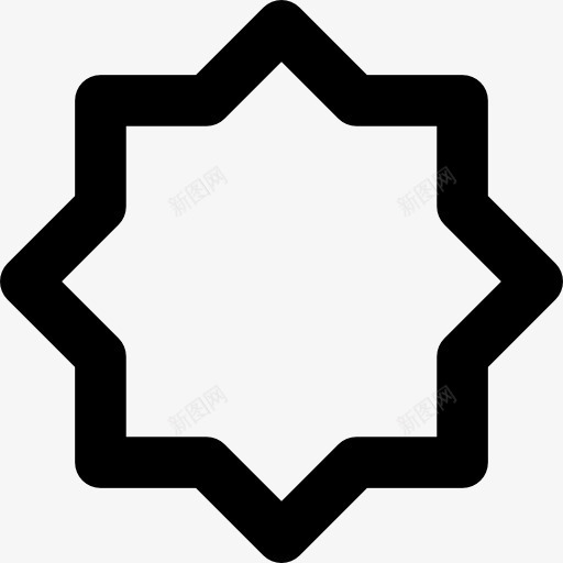 标签图标png_新图网 https://ixintu.com 价格标签 形状 星型 星型图案 标签 贴纸