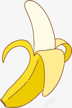 卡通手绘香蕉素材