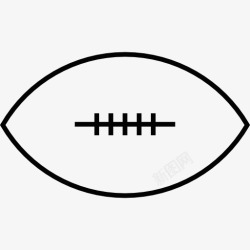 橄榄球装备RugbyBall图标高清图片