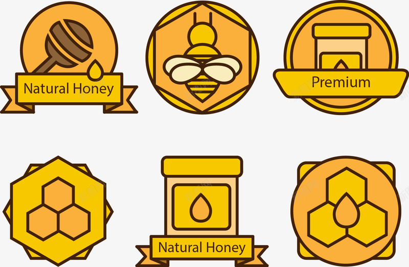 甜蜜的蜂蜜图标png_新图网 https://ixintu.com 图标 营养 蜂王浆 蜂蜜 蜜蜂