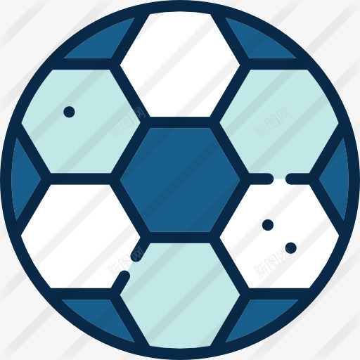 足球图标png_新图网 https://ixintu.com 体育 团队运动 游戏 设备 足球