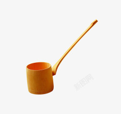 水勺木头舀水勺高清图片