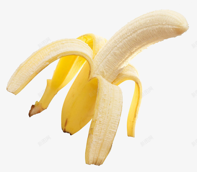 一个香蕉png免抠素材_新图网 https://ixintu.com 一个香蕉 剥开的香焦 实物 新鲜水果 营养 香焦摄影