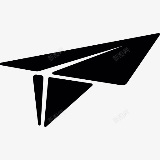 纸飞机图标png_新图网 https://ixintu.com 学校材料 折纸 折纸飞机 飞机 飞机折纸