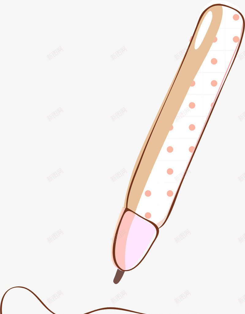 卡通笔png免抠素材_新图网 https://ixintu.com AI 上学 卡通 学习 手绘 插画 文具 笔 线条