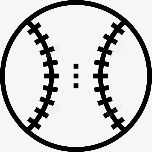 棒球图标png_新图网 https://ixintu.com 体育运动 团队体育运动 圆形棒球 棒球 运动 运动球