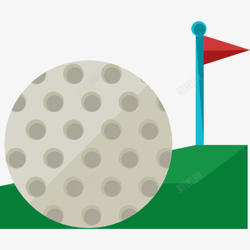 高尔夫图标png_新图网 https://ixintu.com 休闲 体育 体育和比赛的小鸟 球 高尔夫