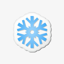 雪花圣诞贴纸图标png_新图网 https://ixintu.com Snowflake 雪花