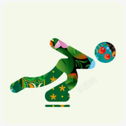 索契索契冰滑冰索契2014颜色图标高清图片