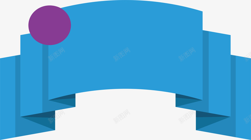 蓝色折纸标题框矢量图eps免抠素材_新图网 https://ixintu.com 彩带 彩带标题框 折纸彩带 矢量png 蓝色彩带 蓝色标题框 矢量图