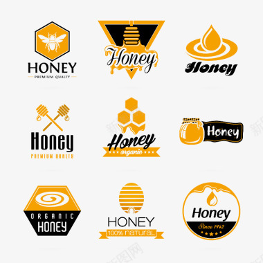 国外蜂蜜logo图标图标