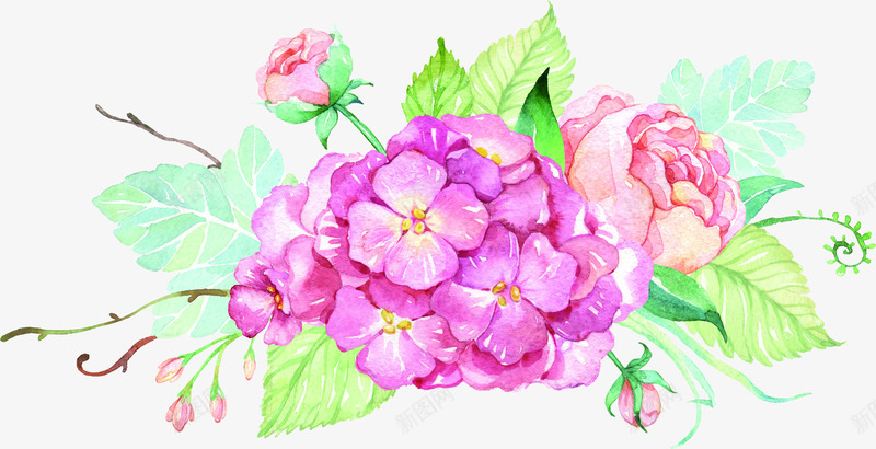 涂鸦卡通颜色花朵海报png免抠素材_新图网 https://ixintu.com 卡通 海报 涂鸦 花朵 颜色