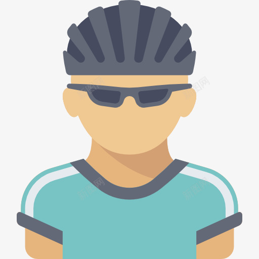 骑自行车的人图标png_新图网 https://ixintu.com 人头像 运动 运动和比赛 骑自行车