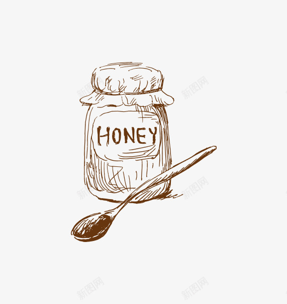 蜂蜜png免抠素材_新图网 https://ixintu.com honey 甜食 食物