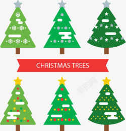 圣诞树装饰方案素材
