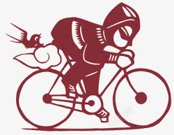 单车比赛单车比赛剪纸高清图片