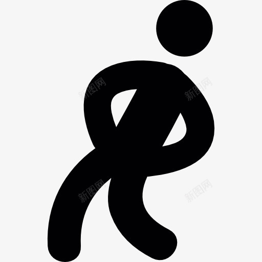男人跳舞图标png_新图网 https://ixintu.com 人 体育 坚持的人 跳舞
