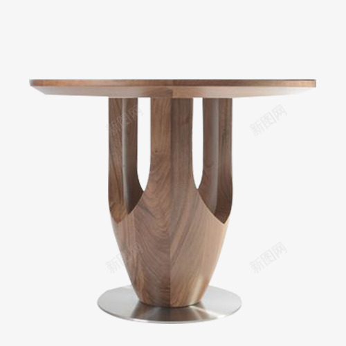 圆形木桌子png免抠素材_新图网 https://ixintu.com 家具 摆设 艺术 设计感