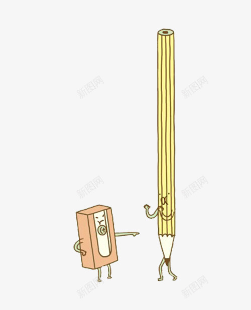卡通铅笔刀png免抠素材_新图网 https://ixintu.com 写字 文具 铅笔 铅笔刀