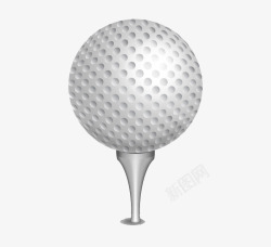 精美白色高尔夫球素材
