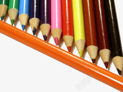 各色的彩色铅笔素材