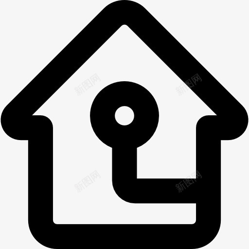 家庭安全摄像机图标png_新图网 https://ixintu.com 安全摄像机 安全系统 房子 技术 相机
