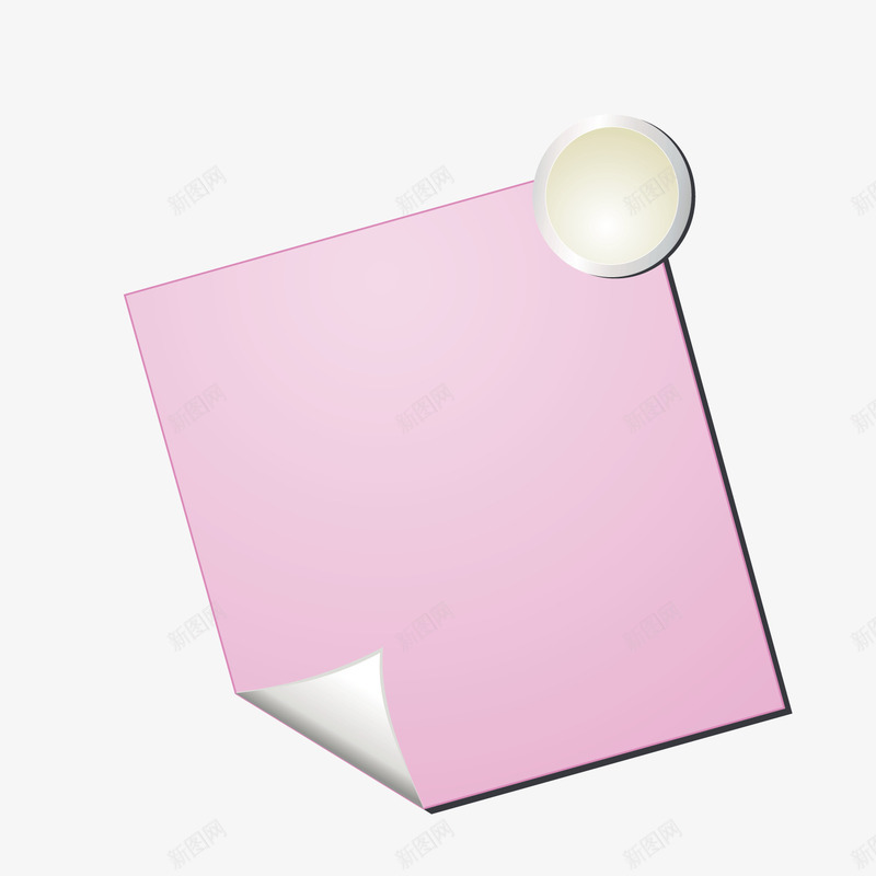 粉色便条折角胶带png免抠素材_新图网 https://ixintu.com 便条 折角 折角纸 粉色 胶带 胶带贴纸
