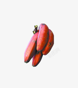 红香四根红香蕉高清图片