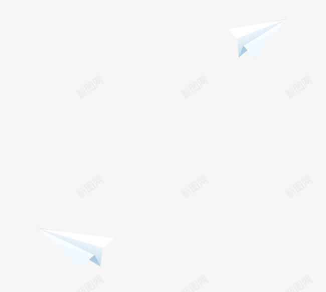 卡通折纸飞机png免抠素材_新图网 https://ixintu.com 卡通 折纸 飞机