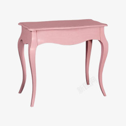 四条腿粉色公主桌子高清图片