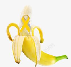 艾滋病香蕉宣传图素材