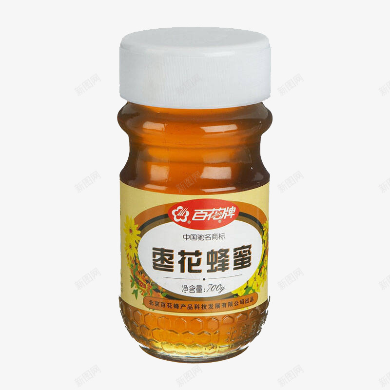 枣花蜂蜜png免抠素材_新图网 https://ixintu.com 产品实物 枣花蜂蜜 甜食 百花牌食品 蜂蜜