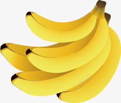 手绘精美美味水果香蕉素材